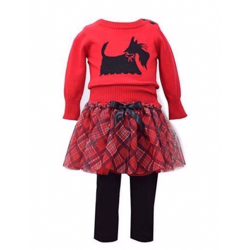 Iris & Ivy Red Sweater 2pc Set